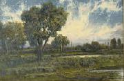 Charles S. Dorion marshland Germany oil painting artist